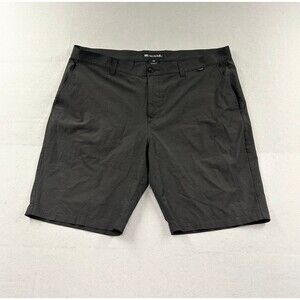 Travis Mathew Beck Shorts Men 42 Performance Golf Casual Chino Stretch Black